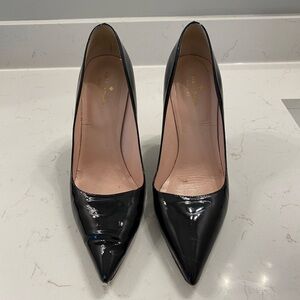 Kate Spade Glossy Black Heels
